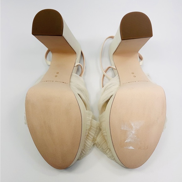 LOEFFLER RANDALL
Pleated Knot Ankle-Strap Platform Sandals - Picture 8 of 9